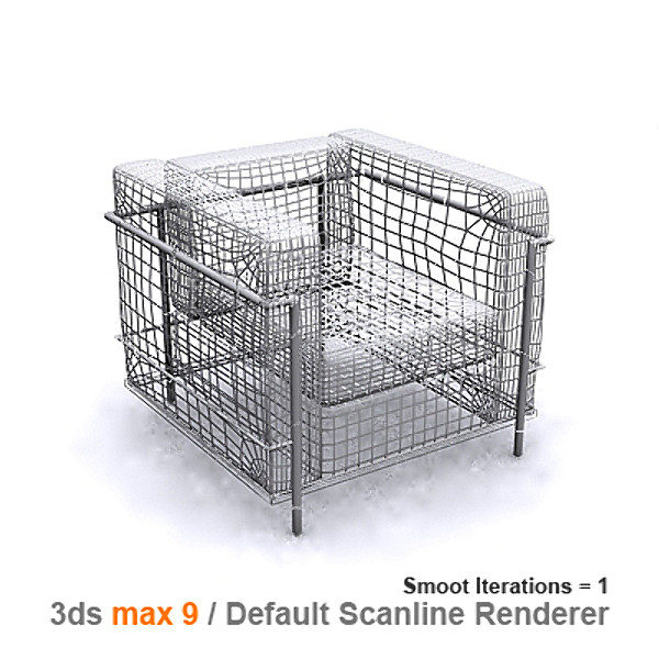 3ds max le corbusier lc2 2 - chair 05 by lajhar